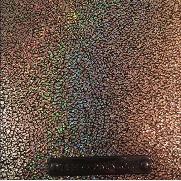 NWOT Rebecca Minkoff Gold Glitter Holographic Bag - Picture 8 of 13